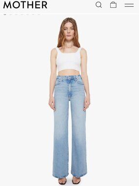 Mother Denim The Hustler Roller Sneak